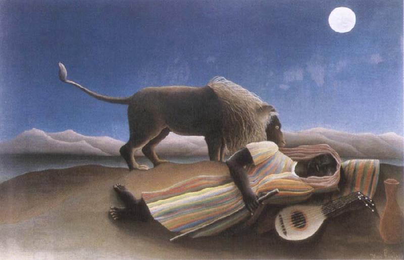 Henri Rousseau The Sleeping Gypsy oil painting picture